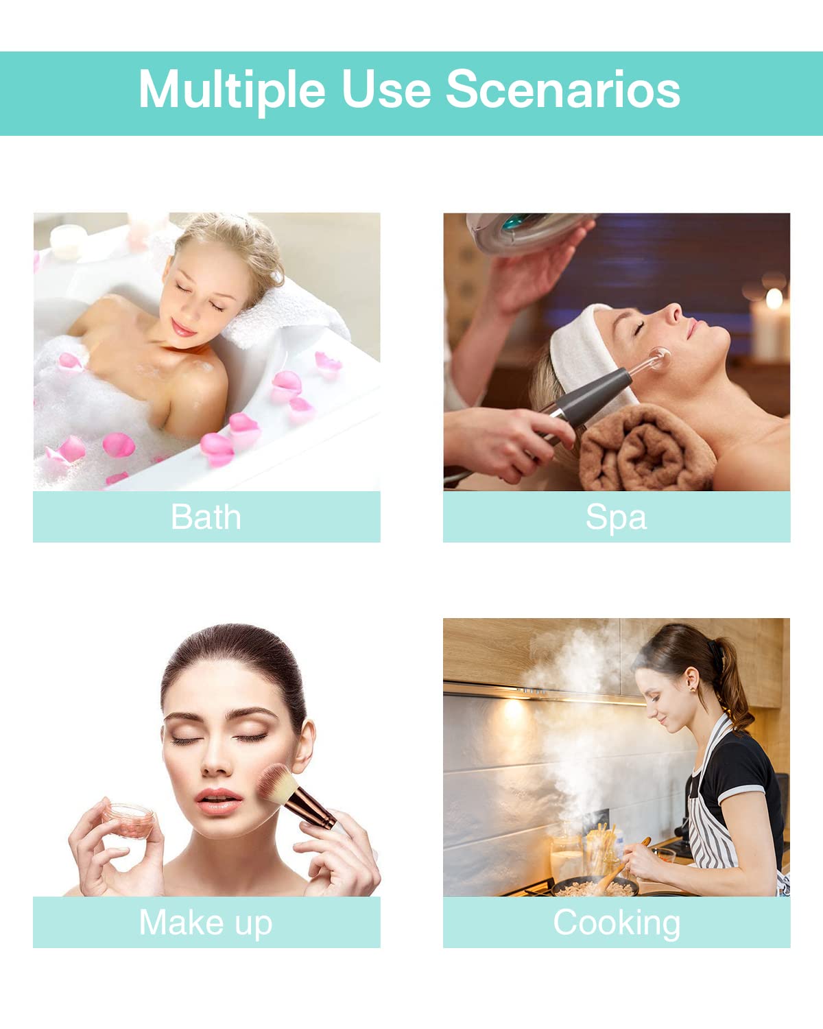 Auban 80 PCS Shower Cap Disposable Extra Large,Bath Caps Clear Waterproof Plastic Elastic Hair Bath Cap Hotel Travel Essentials Accessories Deep Conditioning Hair Care(23.6)